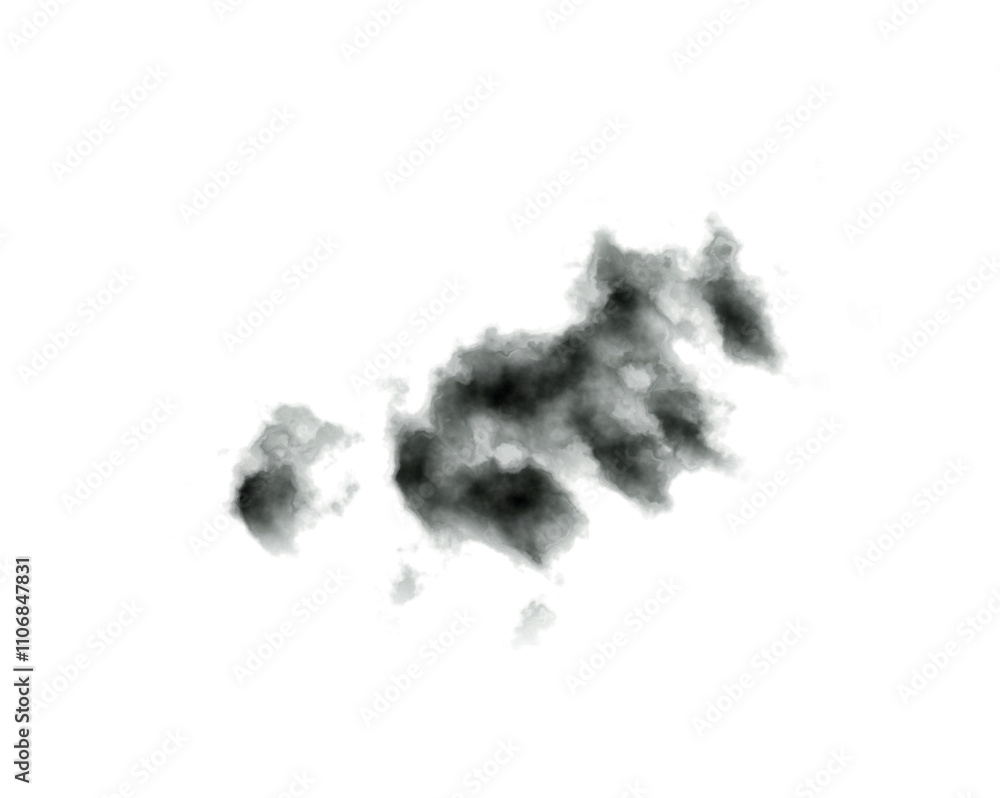Black smoke element. Smoke texture. Black smoke element. Smoke texture.