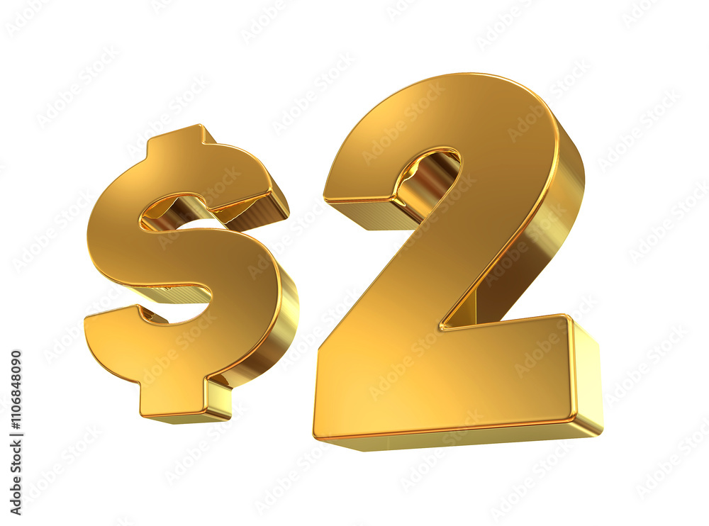 2 Dollar Gold Number 2 Dollar Gold Number