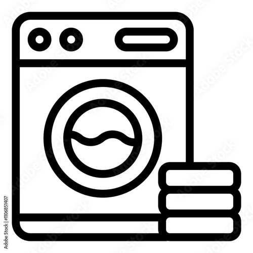 Fresh laundry photoshoot showing clean clothes next to neatly folded fabric. Laundry services, household products, cleanliness concepts, online stores, fabric shops.
