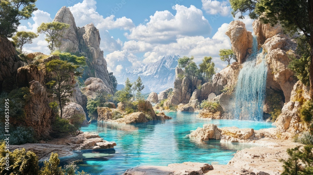 Obraz premium Paradise Lands