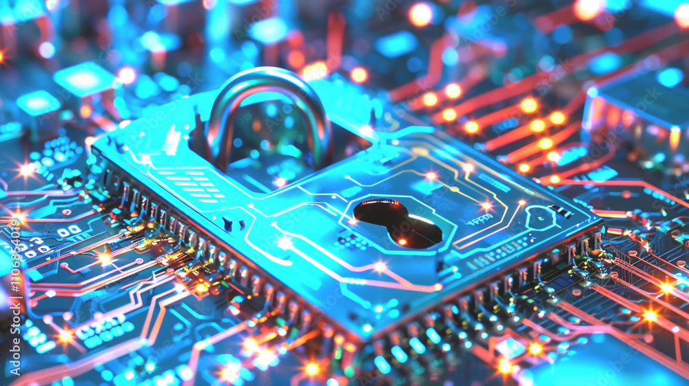 Fototapeta premium Security-focused software development pipeline using CI/CD best practices 