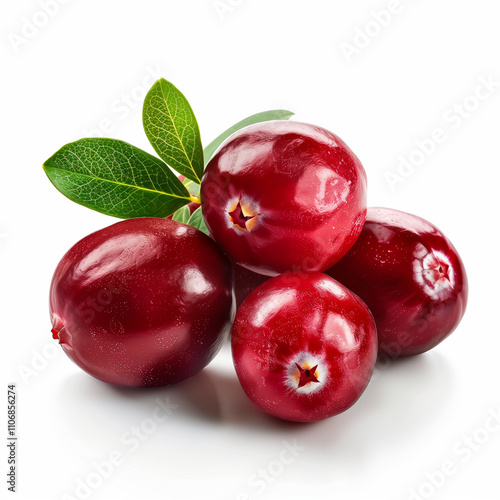 Wallpaper Mural Cranberry isolated on white background Torontodigital.ca