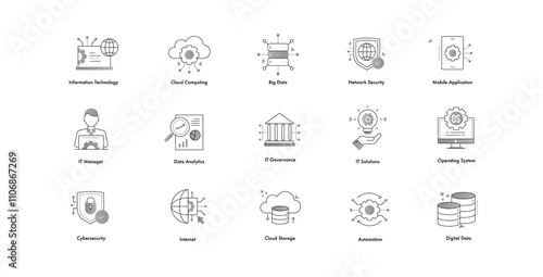 IT Support and Services. IT Support Icons: Providing Exceptional Technical Assistance.