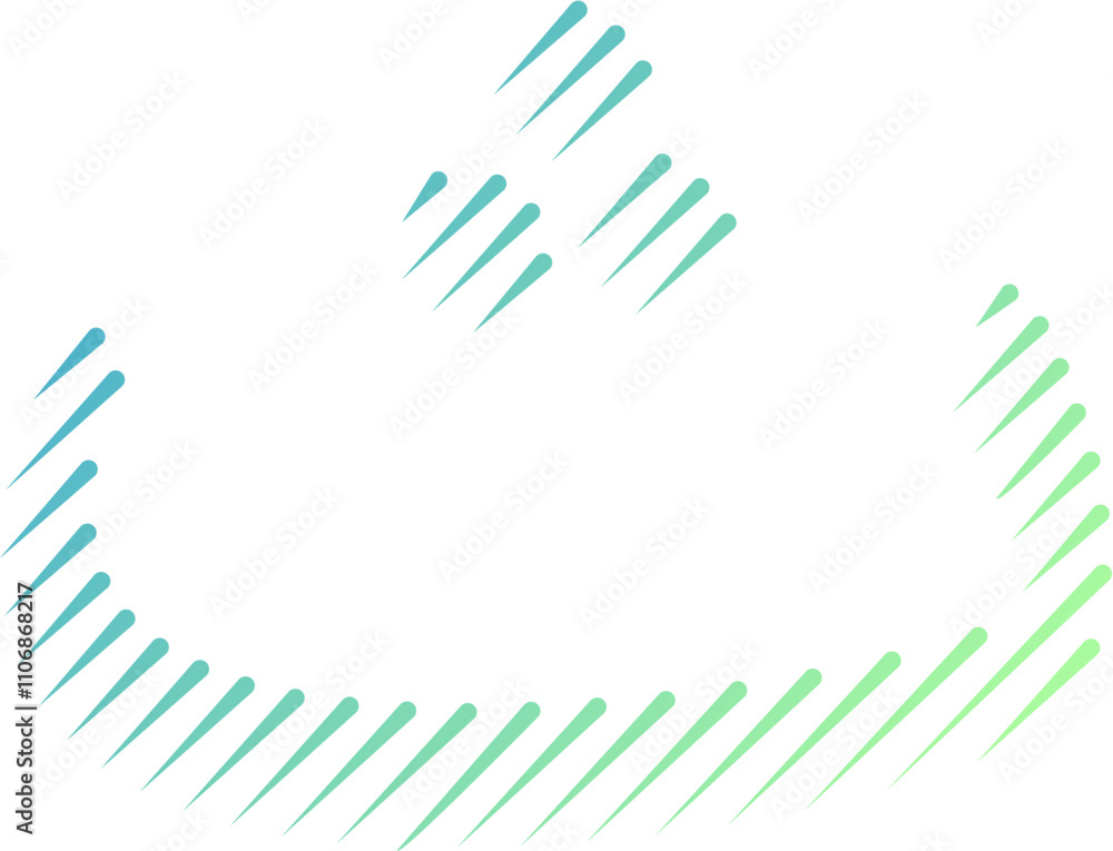 hijaiyah letter with line style