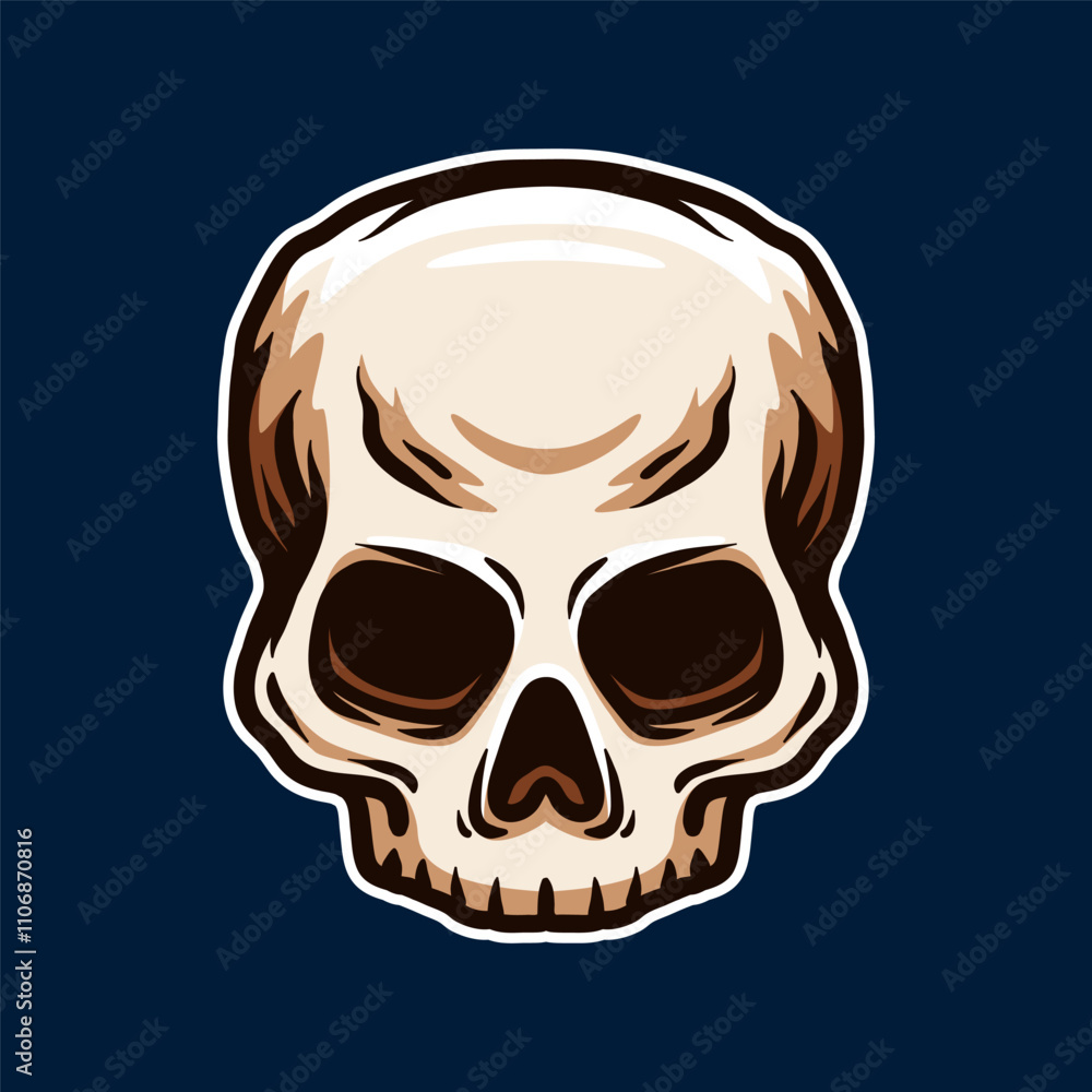 human skull isolated drawing line art style sketch classic vintage design illustration human skull isolated drawing line art style sketch classic vintage design illustration