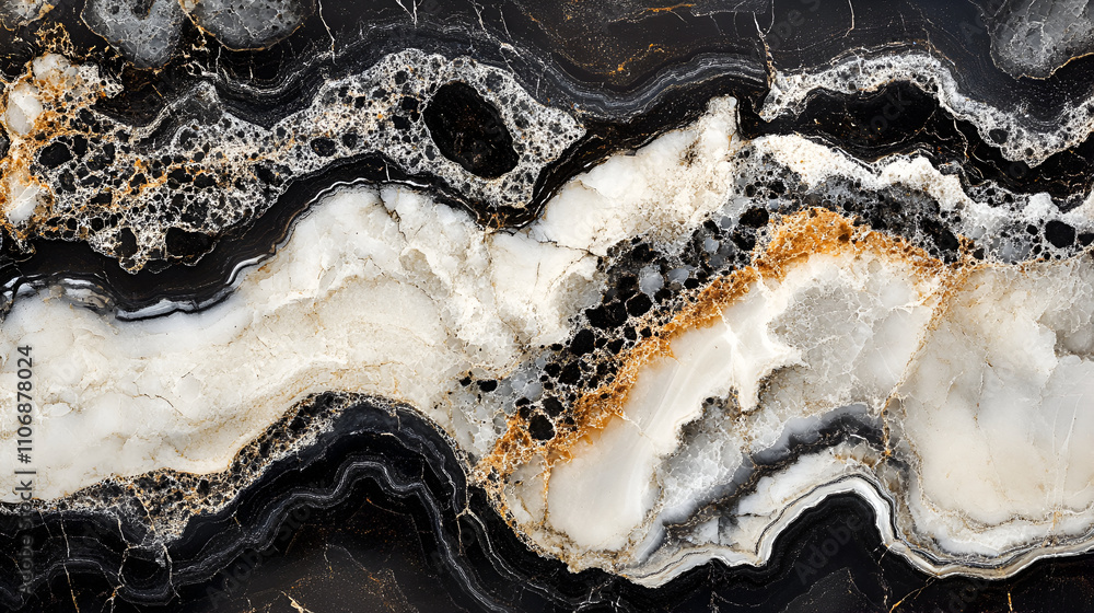 Obraz premium Marble patterned texture background. abstract natural marble black and white for design Abstract background, textured marble with natural black color