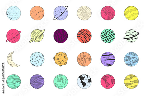 Planet sketch Drawing