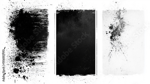 Dark distressed wall grungy background with spotlight background, Grunge Background Texture. Dotwork gradient pattern vector background.