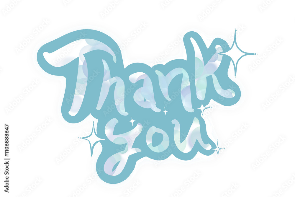 This is a graphical lettering of “Thank you. This is a graphical lettering of “Thank you.