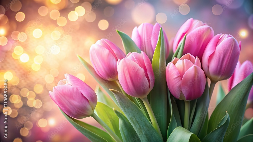 Elegant Pink Tulips in Low Light: A Minimalist Floral Arrangement Capturing the Beauty of Spring with Pastel Colors Against a Soft Background for Botanical Art Lovers Elegant Pink Tulips in Low Light: A Minimalist Floral Arrangement Capturing the Beauty of Spring with Pastel Colors Against a Soft Background for Botanical Art Lovers