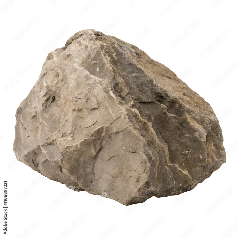 Large rock, isolated on a transparent background Large rock, isolated on a transparent background