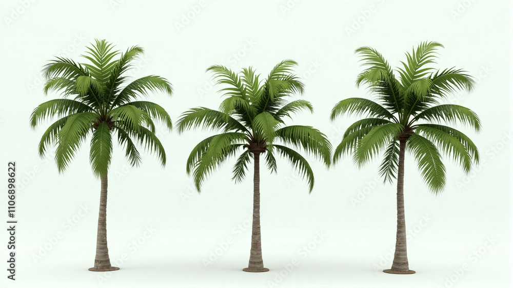 Obraz premium palm tree silhouette