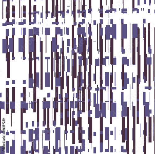 Noisy texture in the form of thin geometric lines.