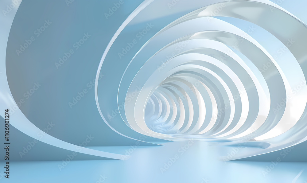 Obraz premium Minimal architectural space