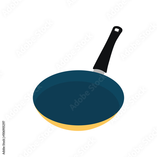 Kitchen Tool Vector Illustration - Frying Pan