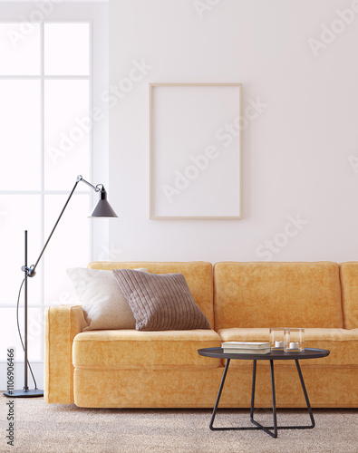 Modern living-room interior...