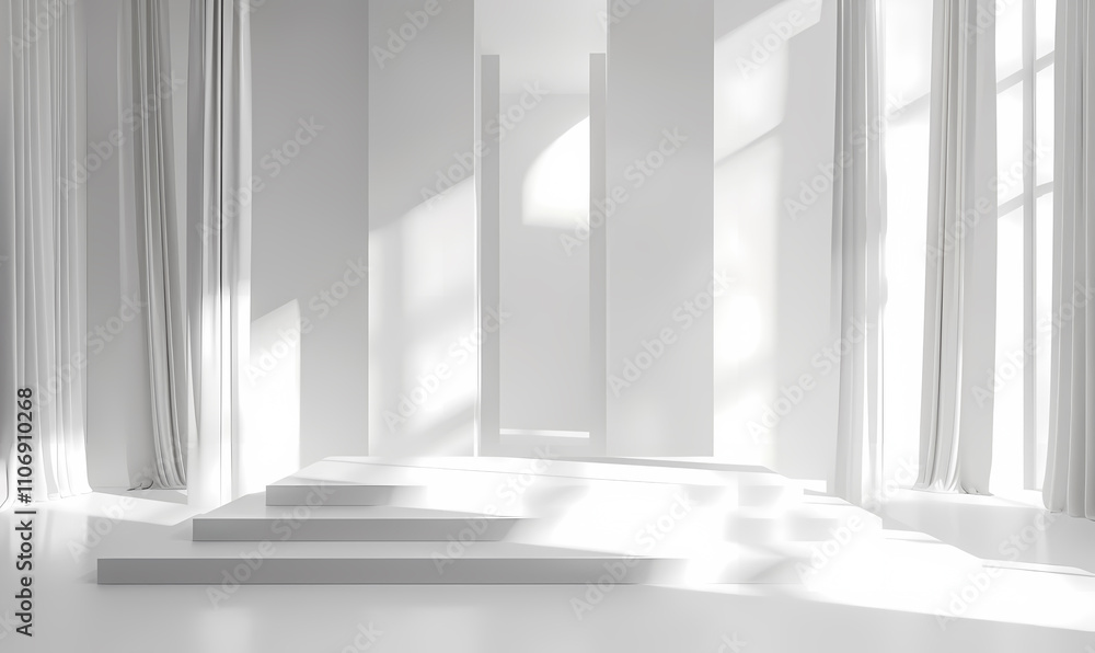 Obraz premium Minimal architectural space