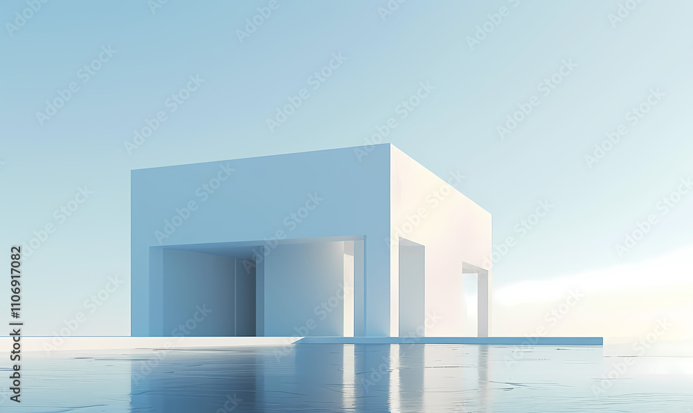 Minimal architectural space Minimal architectural space
