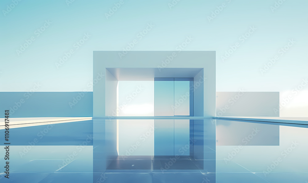 Minimal architectural space Minimal architectural space