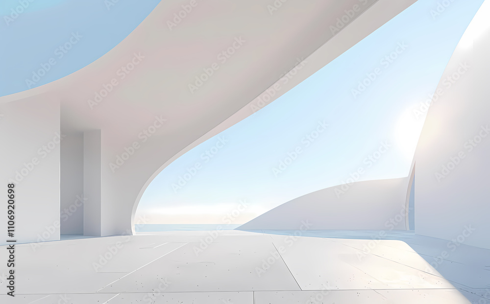 Minimal architectural space Minimal architectural space
