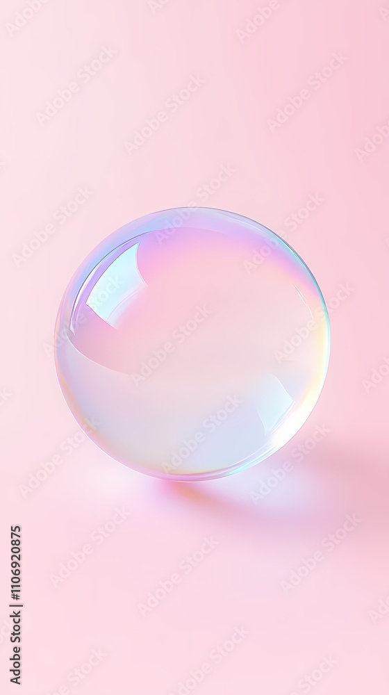 Crystal Sphere Reflects Rainbow Spectrum Crystal Sphere Reflects Rainbow Spectrum