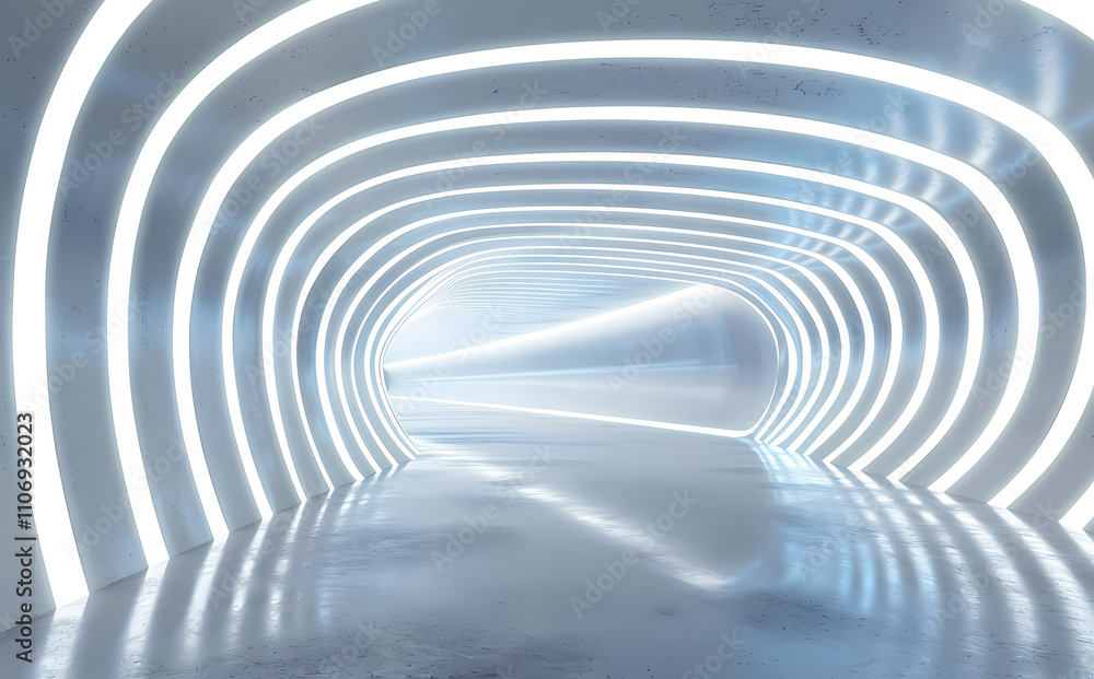 Obraz premium Minimal architectural space