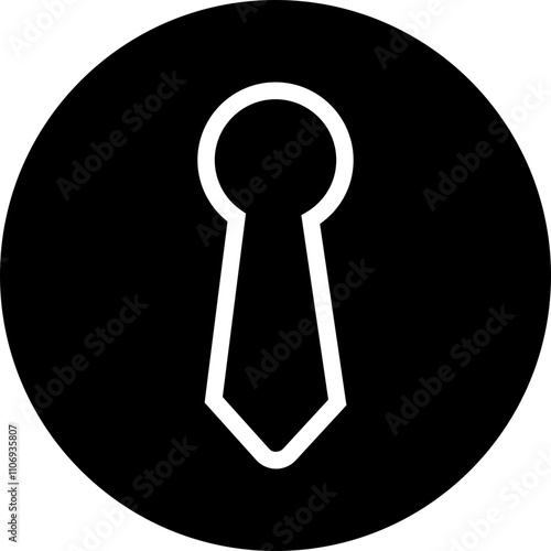 Door key hole icon. Security protection concept in trendy outline style. Door open, padlock symbol. Password symbol sign vector illustration silhouette isolated on transparent background.