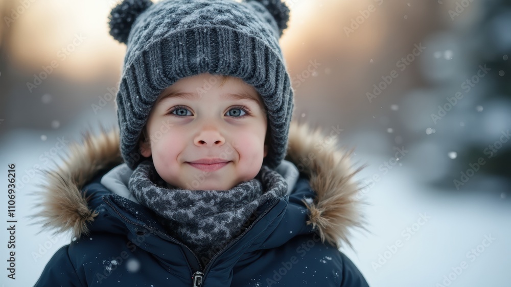Winter Wonderland Brings Joy to a Child in Festive Spirit Winter Wonderland Brings Joy to a Child in Festive Spirit