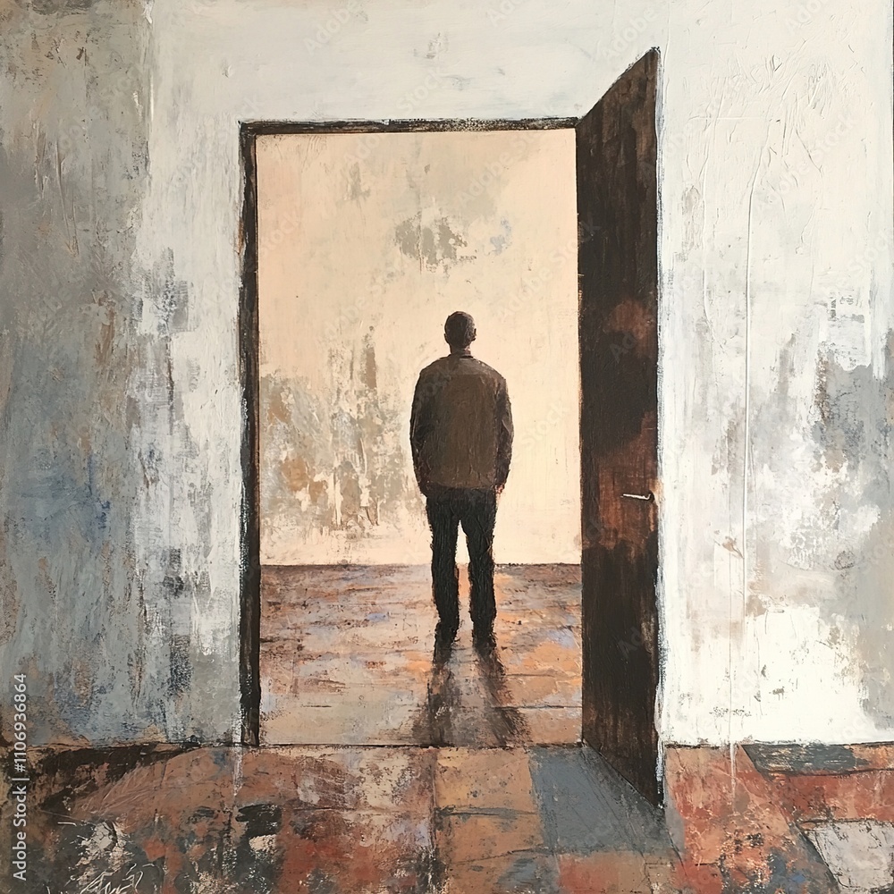 A Man at the Threshold: Contemplation and New Beginnings A Man at the Threshold: Contemplation and New Beginnings