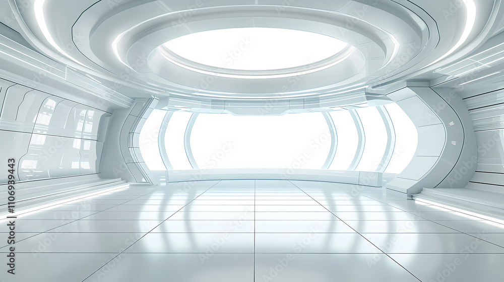 Obraz premium Minimal architectural space