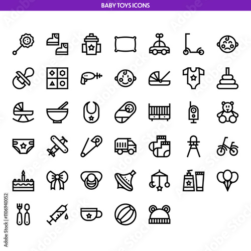 Baby Toys Icons