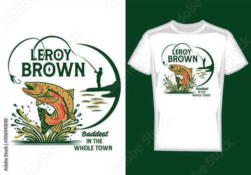 fishing t-shirt design