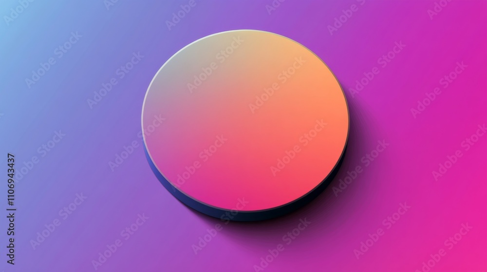 Fototapeta premium Abstract Circle Gradient Background - Minimalist Design