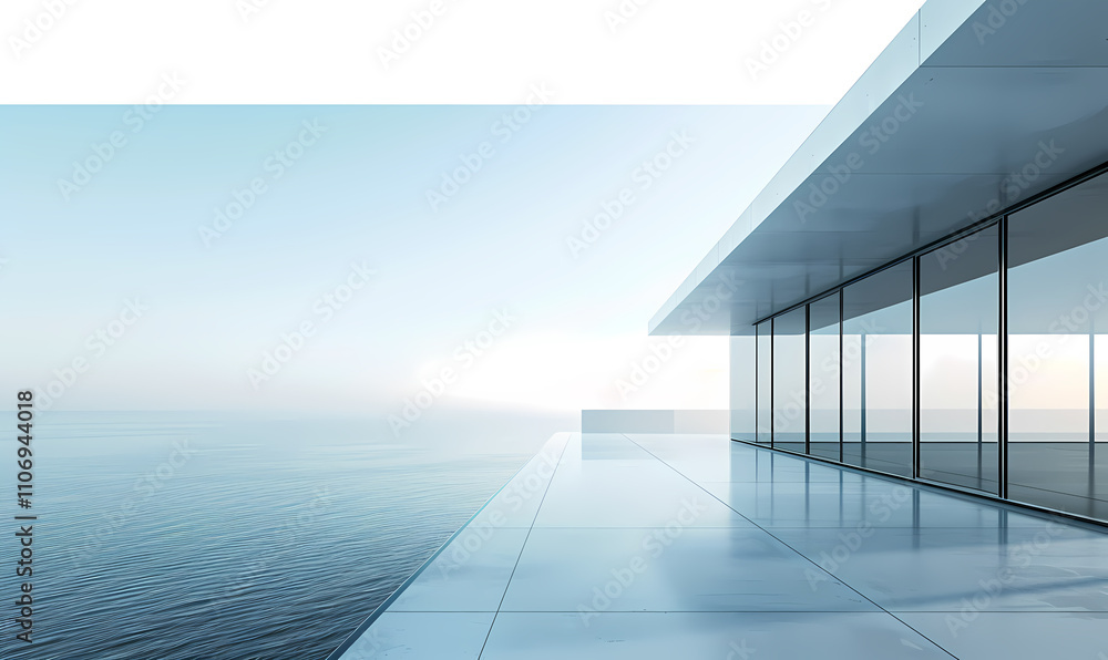 Obraz premium Minimal architectural space