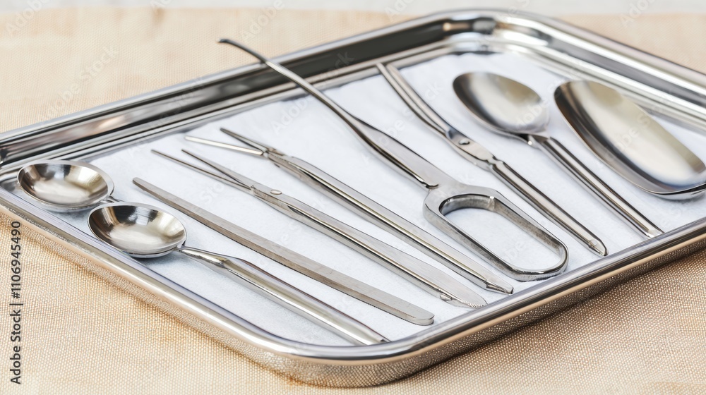 Surgical tools arrangement and clean equipment in a medical facility for precision care Surgical tools arrangement and clean equipment in a medical facility for precision care