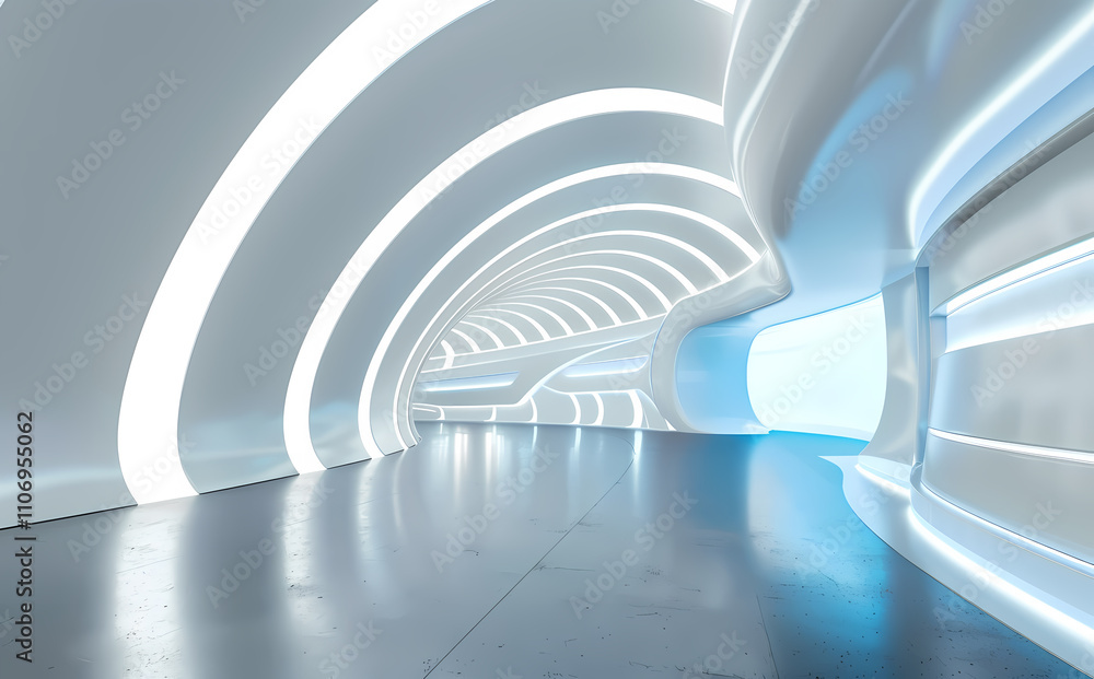 Obraz premium Minimal architectural space