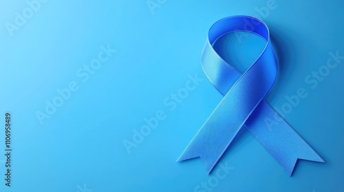 Blue ribbon with a white arrow pointing to the right.