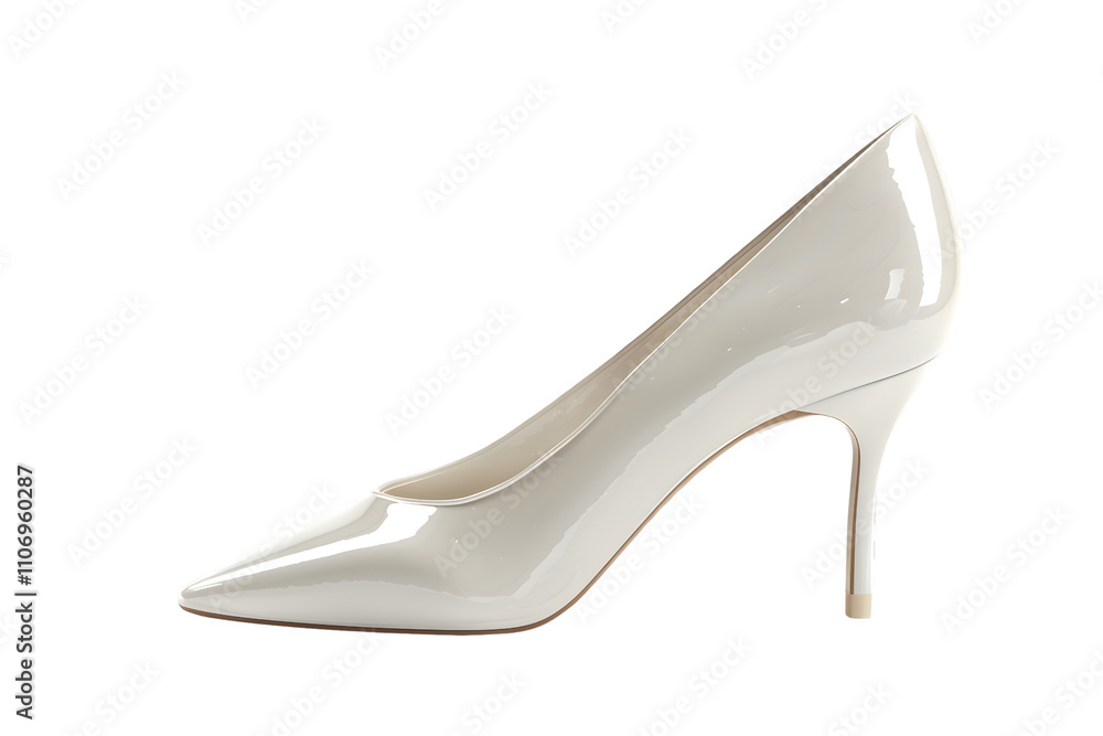 Woman shoes isolated on the white background Woman shoes isolated on the white background