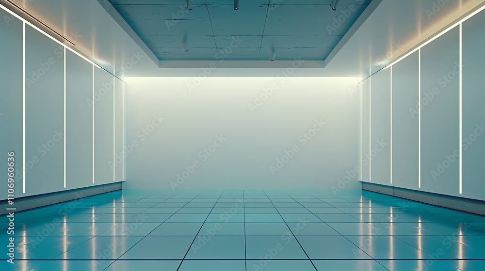 Obraz premium Minimal architectural space