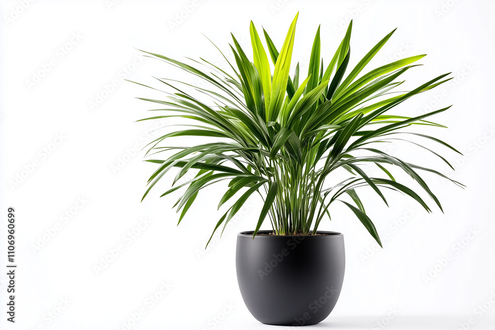 Indoor air purifier plant in minimal gardening pot isolated on white background, Close up shot tiny indoor plant, Selective focus decoration plant in the house. Indoor air purifier plant in minimal gardening pot isolated on white background, Close up shot tiny indoor plant, Selective focus decoration plant in the house.