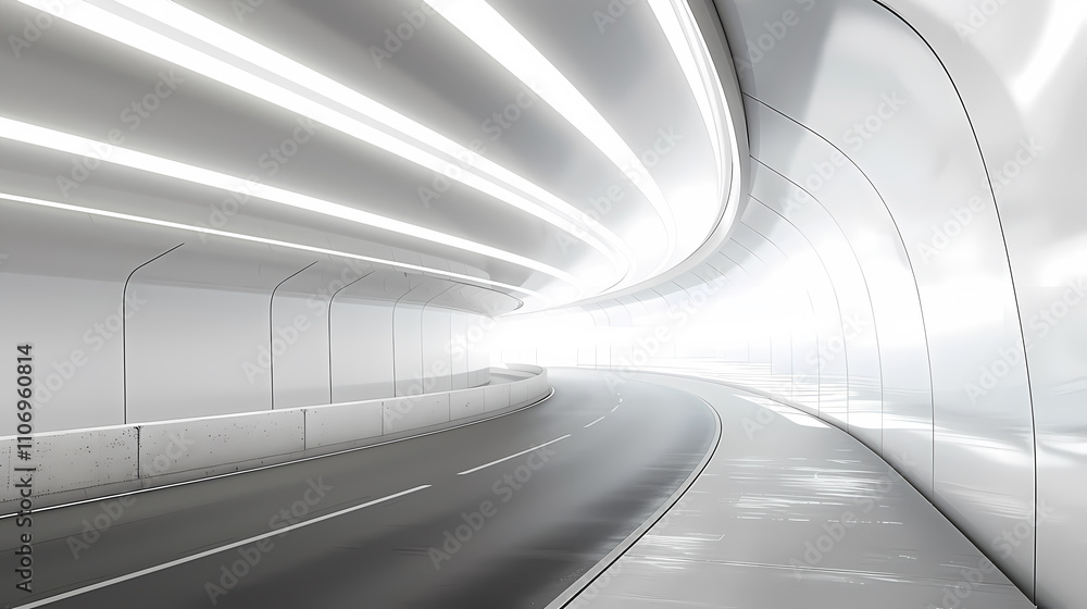 Obraz premium Minimal architectural space