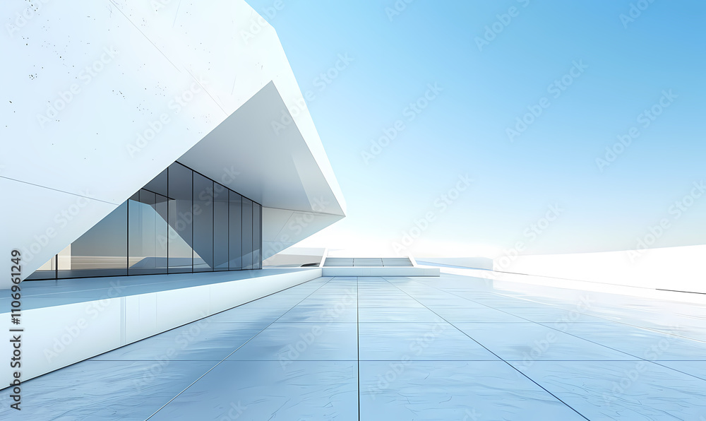 Fototapeta premium Minimal architectural space
