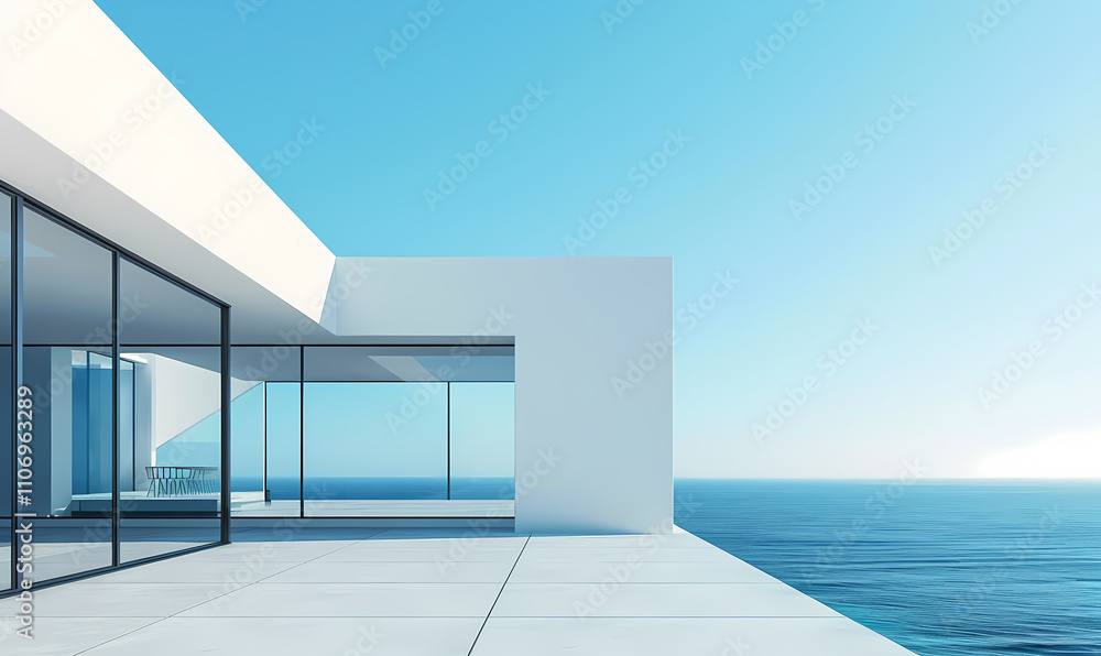 Fototapeta premium Minimal architectural space
