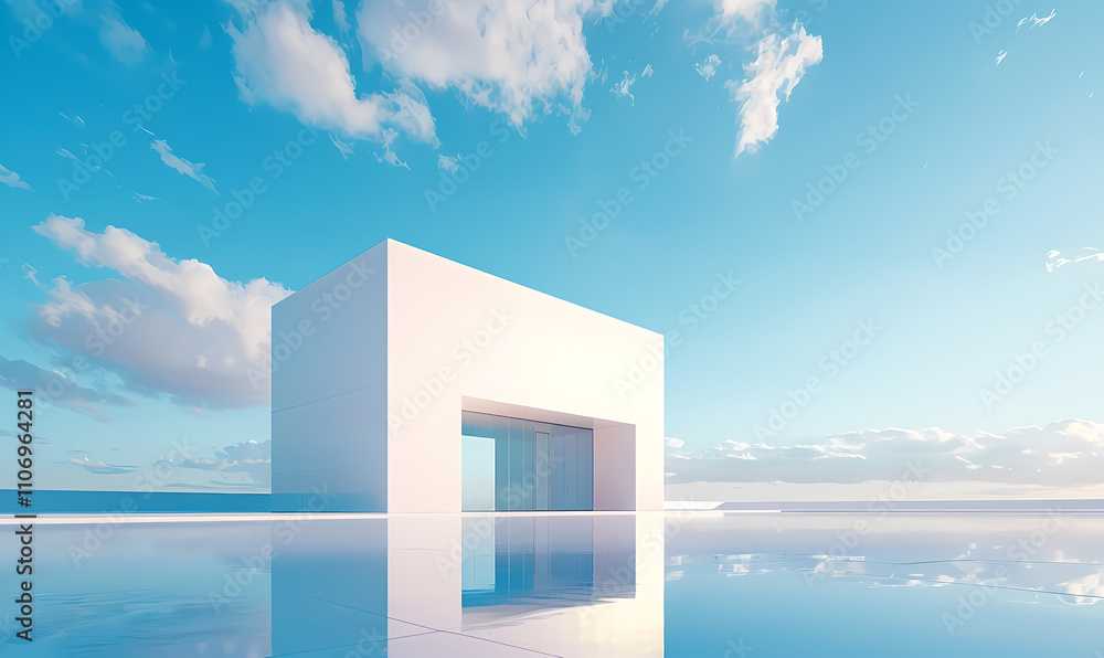 Minimal architectural space Minimal architectural space