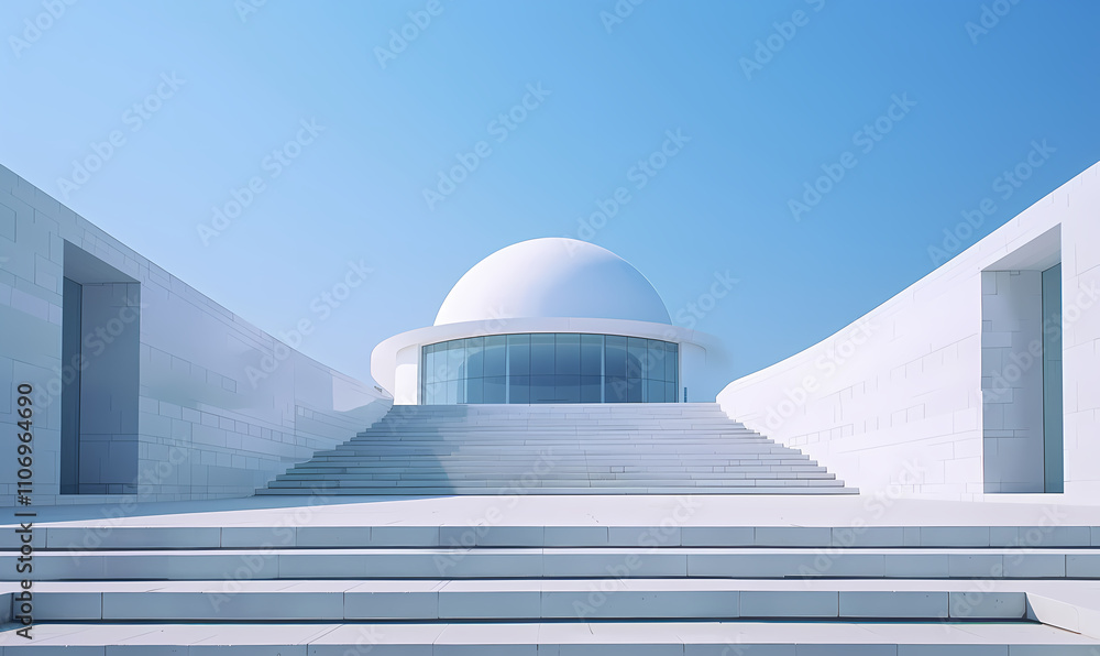 Obraz premium Minimal architectural space