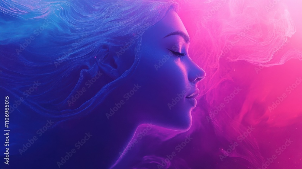 a smooth gradient flowing from a deep blue hue to rich purple a smooth gradient flowing from a deep blue hue to rich purple