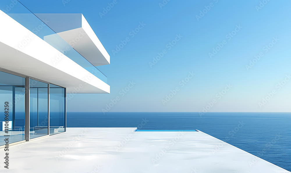 Fototapeta premium Minimal architectural space