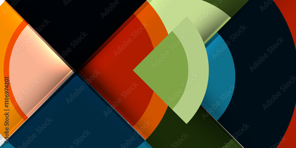 Techno circles and semi circles. Vector Illustration For Wallpaper, Banner, Background, Card, Book Illustration, landing page Techno circles and semi circles. Vector Illustration For Wallpaper, Banner, Background, Card, Book Illustration, landing page