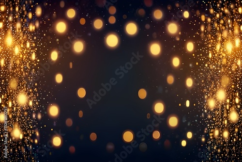 glitter vintage lights background. defocused Generative AI