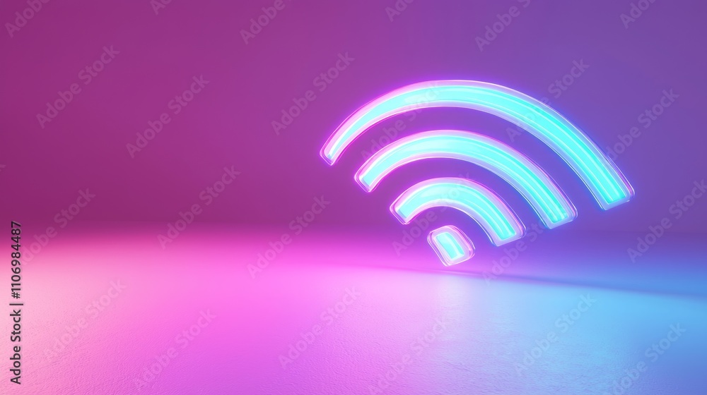 Futuristic Wifi 7 Technology Conceptual Design with Swirling Light Patterns and Geometric Shapes in Abstract Setting Futuristic Wifi 7 Technology Conceptual Design with Swirling Light Patterns and Geometric Shapes in Abstract Setting